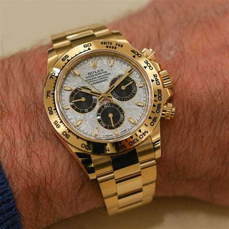 rolex daytona meteorite 2021 price|rolex daytona meteorite yellow gold.